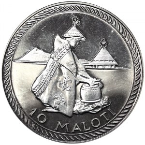 Moshoeshoe II (1966-1990), 10 Maloti 1976