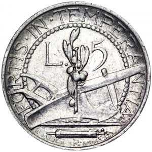 5 Lire 1932, Rome