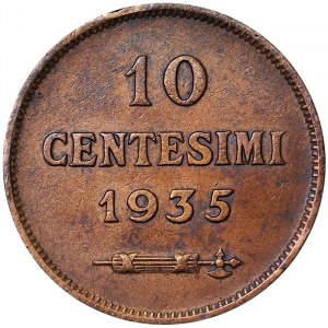 10 Centesimi 1935, Rome