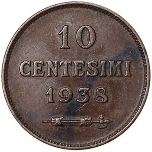 10 Centesimi 1938, Rome