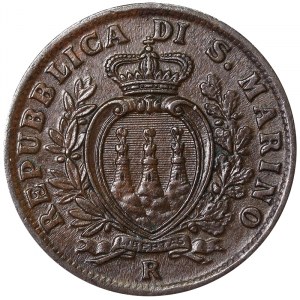 5 Centesimi 1935, Rome