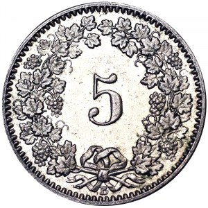 5 Rappen 1874, Bern