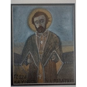 Krynicki Nikifor ( 1895 - 1968 ), svätec, 50. roky 20. storočia