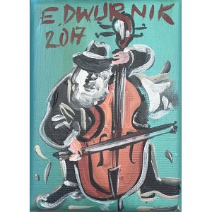 Edward Dwurnik ( 1943 - 2018 ), Kontrabasista, 2017