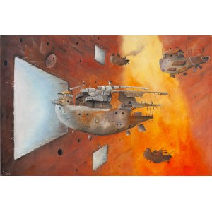 Grzegorz Jasnikowski (b. 1988, Namyslow), Flight to the Future, 2014