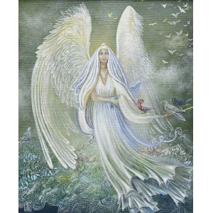 Stanisława PIETRZAK-KRUPIŃSKA (b. 1939), Good Angel, 2022