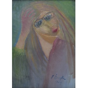 Stefania ŁAZARSKA (KRAUTLERÓWNA) (1887-1977), Porträt einer Frau