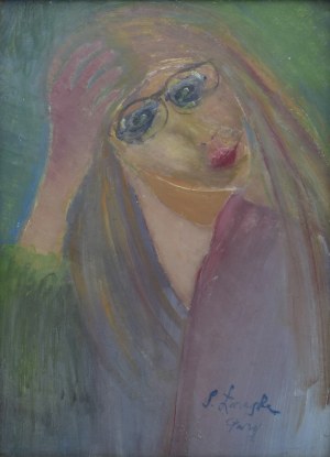 Stefania ŁAZARSKA (KRAUTLERÓWNA) (1887-1977), Portret kobiety