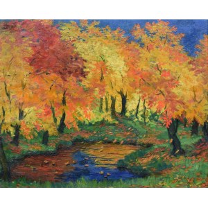 Traute RASLENDA ?, 20th century, Autumn Landscape