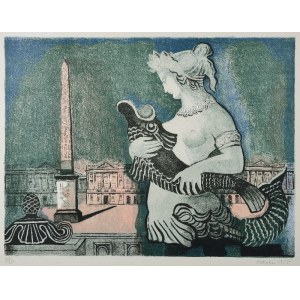 Alicja HALICKA (1894-1975), Plac de la Concorde, 1955