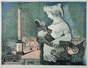 Alicja HALICKA (1894-1975), Plac de la Concorde, 1955