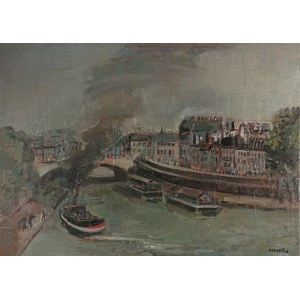 Rajmund KANELBA (1897-1960), Pont Saint Michel w Paryż