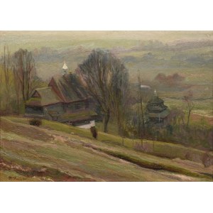 Stanislaw KAMOCKI (1875-1944), Church and Fog, ca. 1904