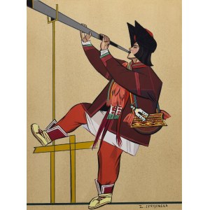Zofia STRYJEŃSKA (1891-1976), From the series: Polish costumes, sheet 17