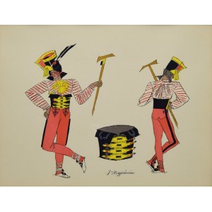 Zofia STRYJEŃSKA (1891-1976), From the series: Polish costumes, sheet number 18
