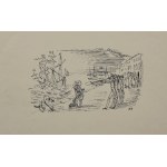 Antoni UNIECHOWSKI (1903-1976), Scenes with the army - 2 drawings