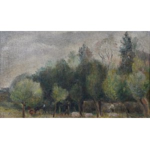 Władysław JAHL (1886-1953), Landschaft mit Bäumen