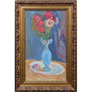 Maurice (BLUMENKRANC) BLOND (1899-1974), Anemones in a blue vase