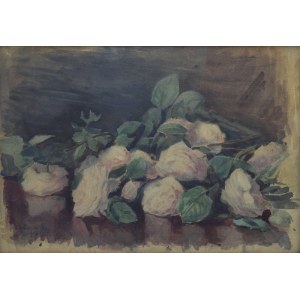Leon KOWALSKI (1870-1937), Biele ruže, 1919