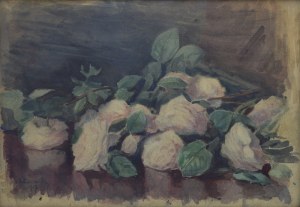 Leon KOWALSKI (1870-1937), Białe róże, 1919