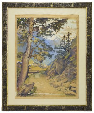 Berthold PIERSON (1872-?), Wioska w górach, 1940