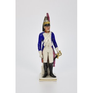 French army dragoon figurine