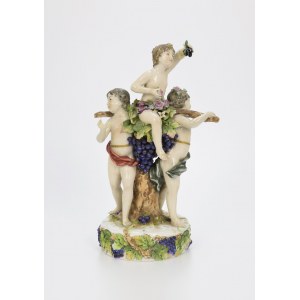 Figural group - three children with grapes