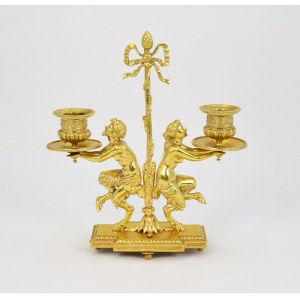 Two-handled candlestick [Czartoryski, Habsburgs].