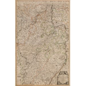 Nicolas Sanson d'Abbeville, Carte des Pais qui sont situez entre la Moselle, la Saare, le Rhein…
