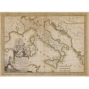 Giovanni Maria Cassini, L’Italia secondo le ultime osservazioni. Divisa ne’suoi Stati Principali…