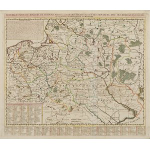 Henri Abraham Chatelain, Nouvelle carte du Royaume de Pologne, divisee selon ses palatinats...
