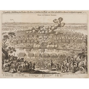 Matthäus Merian, Pugna ad Lignizium Silesiorum/Eigentliche Abbildung des hartten Treffens....