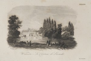 Rouargue Emile (1795-1865), Warsovie - Le Château de Łazienki