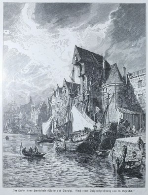 Gustav Schönleber, Im Hafen einer Hansastadt (Motiv aus Danzig)