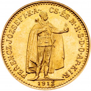 Franz Joseph I., 10 Korona 1912, KB