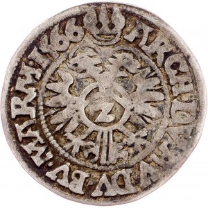Maximilian II., 2 Kreuzer 1566, Prague