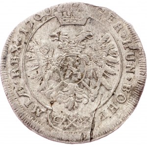 Leopold I., 3 Kreuzer 1700, Kuttenberg