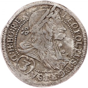 Leopold I., 3 Kreuzer 1701, Graz
