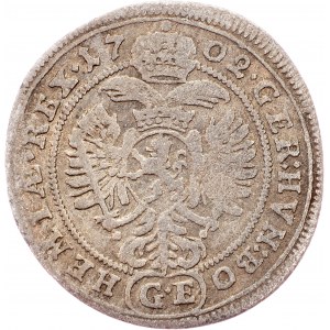 Leopold I., 3 Kreuzer 1702, Prague