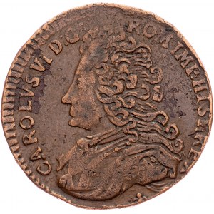 Austrian Netherlands, Charles VI., 1 Liard 1712, Bruges