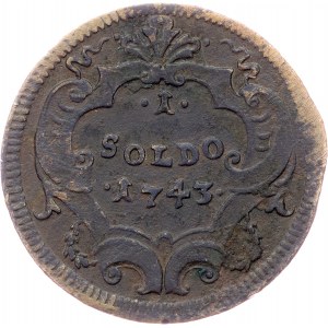 Maria Theresia, 1 Soldo 1743, Graz