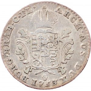 Maria Theresia, 1/4 Ducaton 1753, Antwerp