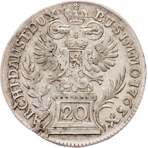 Maria Theresia, 20 Kreuzer 1763, Prague