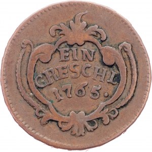 Maria Theresia, 1 Gröschl 1765, Karlsburg