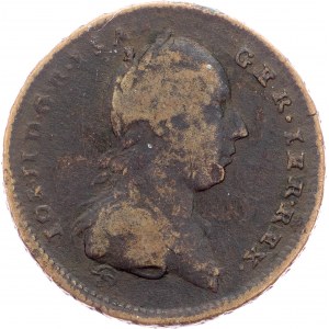 Joseph II., 1/2 Kreuzer 1772, Vienna