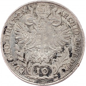 Maria Theresia, 10 Kreuzer 1772, Günzburg