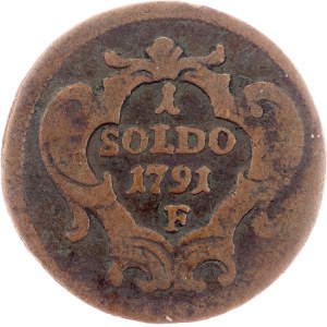 Leopold II., 1 Soldo 1791, Hall