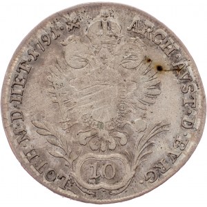Leopold II., 10 Kreuzer 1791, Vienna