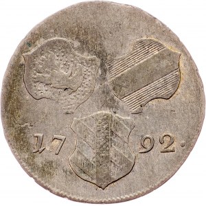 Franz I. (II.), 6 Kreuzer 1792, Günzburg