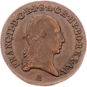 Franz I. (II.), 1/2 Kreuzer 1800, Wien
